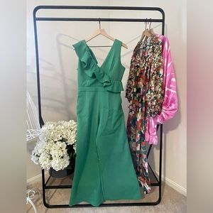 Lulus Green Jumpsuit, Size Large
